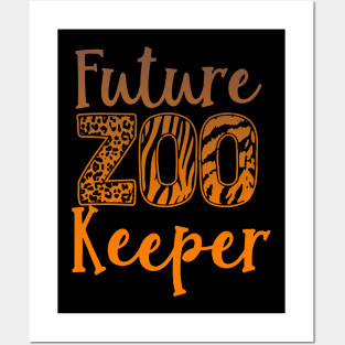 FUTURE ZOO KEEPER T-SHIRT Posters and Art